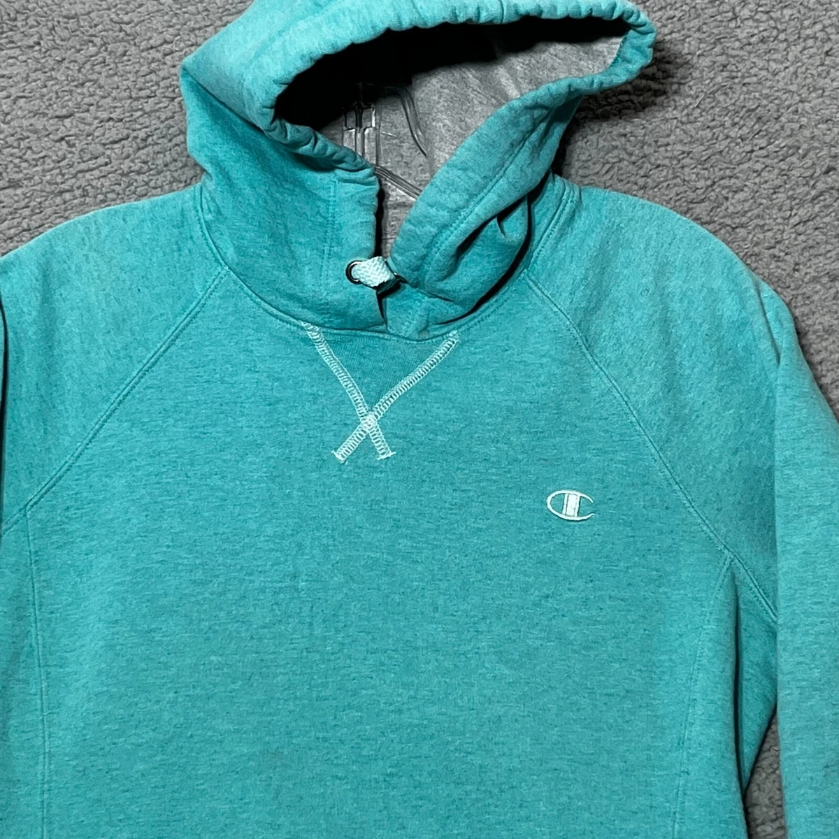 Champion hoodie aqua cheap
