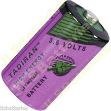 Tadiran Lithium Battery. LS-750/S 1/2 AA 3,6V Volt, LS14250 replaces LS350 S