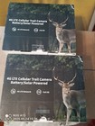 Pair 4G Lte Cellular Trail Cameras Rbx-H10 Solar Powered Brand New
