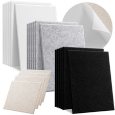 16-240 Stück Akustikplatten Selbstklebend Hohe Dichte Schallabsorber 30/60*30cm