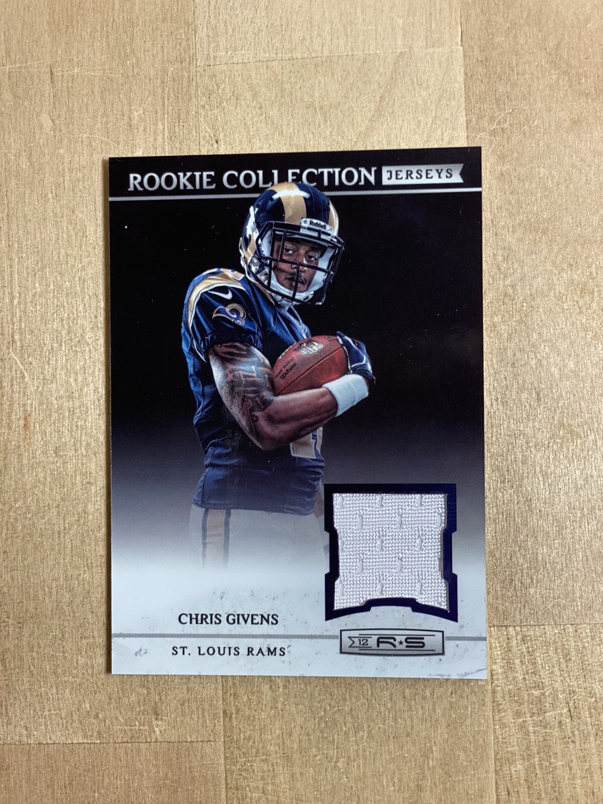 Chris Givens Panini Rookies & Stars Rookie Collection Jersey #2 Base