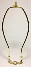 New 10" Brass Lamp HARP Shade Holder w/Base for Lamp Repair, Heavy Duty  #HAR46