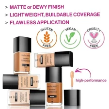 Wet N Wild Photo Focus Foundation, Choose Your Shade .95oz Dewy or Matte