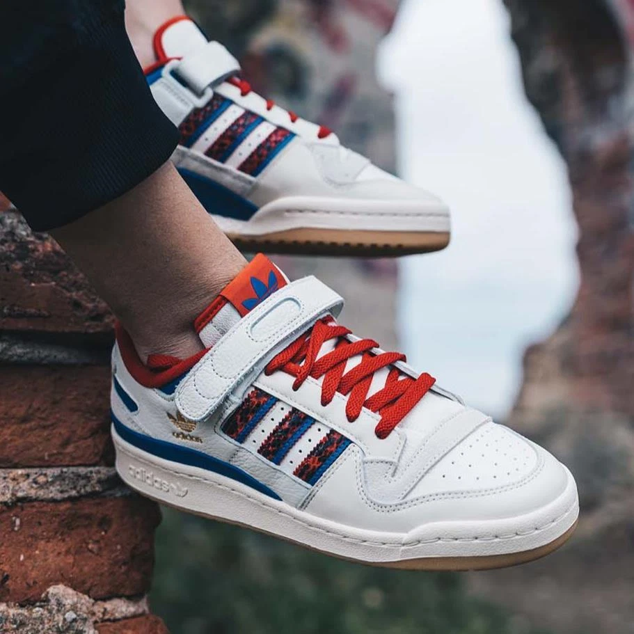 Adidas Forum 84 Low Off White Scarlet Mens Shoes new sneaker Sz 8 12