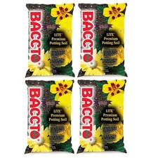 Michigan Peat 1420 Baccto Lite Premium Potting Soil, 20-Quart, 4 pack