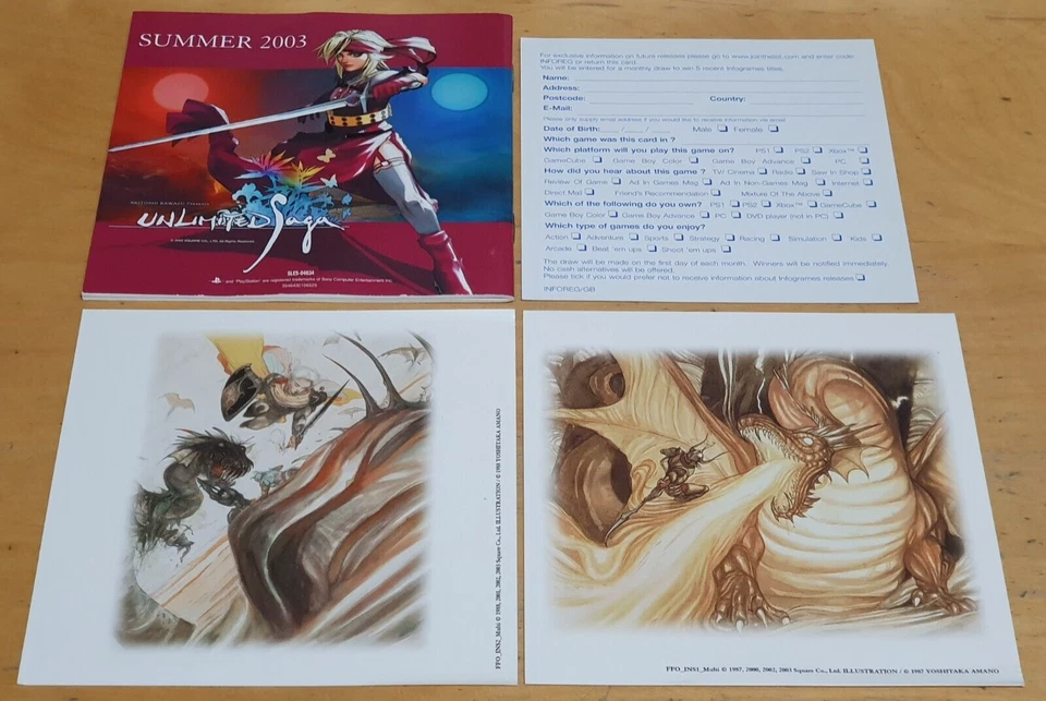 Final Fantasy Origins for Sony PS1 Playstation 1 Complete + Art Cards & In VGC - Image 3 of 4