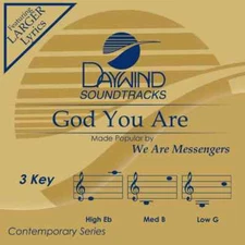 We Are messengers  - God You Are  -  Accompaniment / Performance Track - New