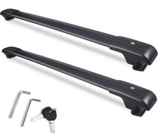 Max Loading 260Lb Heavy Duty Lockable Roof Rack Cross Bars for Forester 2014-202
