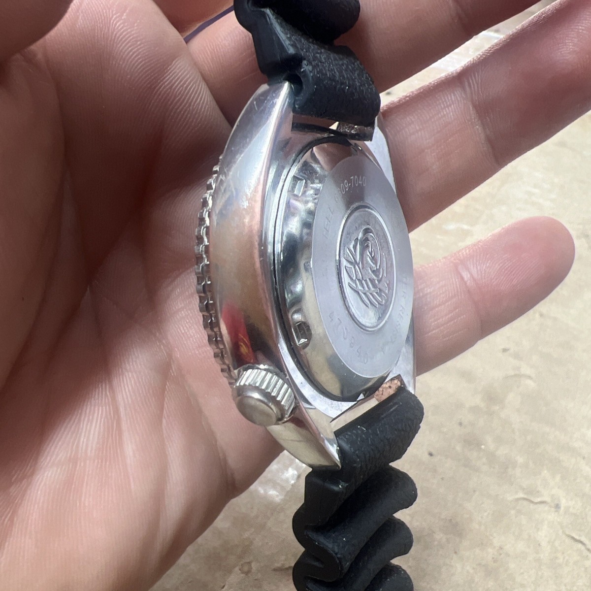 Vintage Seiko 6309-704LT Automatic Turtle Diver Day Date *READ