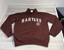 Champion Harvard University Men's Size Medium 1/4 Zip Pullover