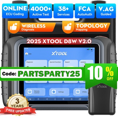 XTOOL D8W 2.0 KFZ OBD2 Diagnosegerät FehlerAuslesegerät ALL SYSTEM ECU Codierung