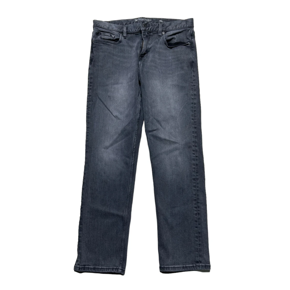 Banana Republic Jeans Legacy Straight Fit Mens 34 X 32 Black Denim