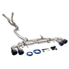 Scarico sportivo 3,5"" Turbo Valvola Posteriore 5"" Code Bruciate per Nissan GTR R35