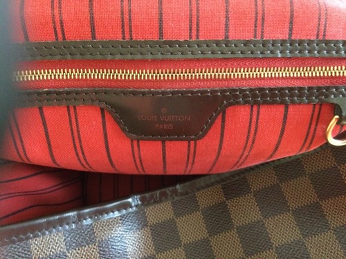 Authentic LOUIS VUITTON Damier Ebene Delightful MM Shoulder Bag - Picture 19 of 24