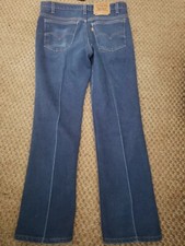 Vintage Levis Orange Tab Blue Denim 517 Straight Jeans Made in USA