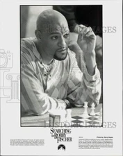 1993 Press Photo Actor Laurence Fishburne in "Searching for Bobby Fischer" Movie
