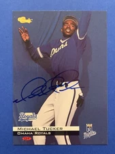 MICHAEL TUCKER Signed ROOKIE 1994 Classic All-Star OMAHA ROYALS Autograph Auto