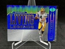 2020 ILLUSIONS FOOTBALL LIVING LEGENDS Brett Favre Sapphire Free Shipping HOF