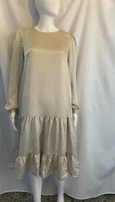 Frnch Adda Dress NWT S Cream No Sash