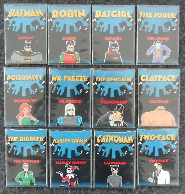 Batman & Robin Pop Up Cards Nr. 1-12 Komplett (1995) - DC Comics / Skybox