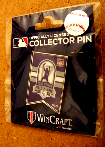 Colorado Rockies Todd Helton pin 2024 Hall of Fame #17 CR MLB - Picture 2 of 7