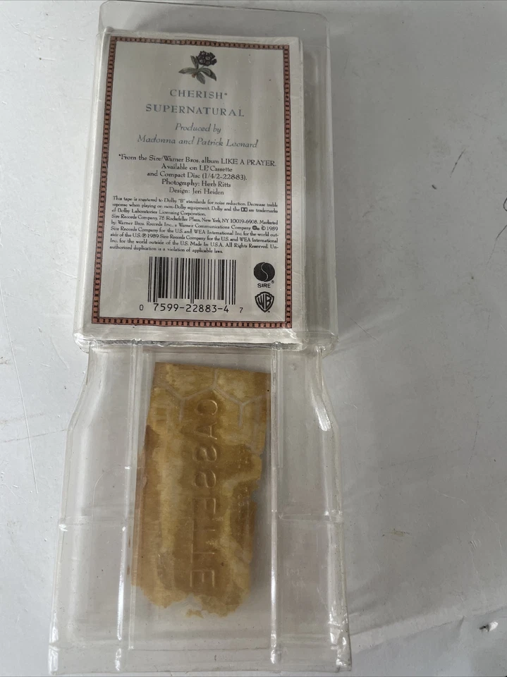 Madonna Cherish/Supernatural Single Rare cassette single New Sealed 1989 Vintage - Image 4 of 4