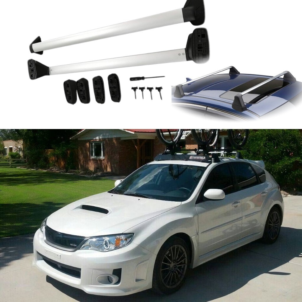2PCS Crossbar Cross Bar Fits For Subaru Impreza 2008-2011 WRX 2008