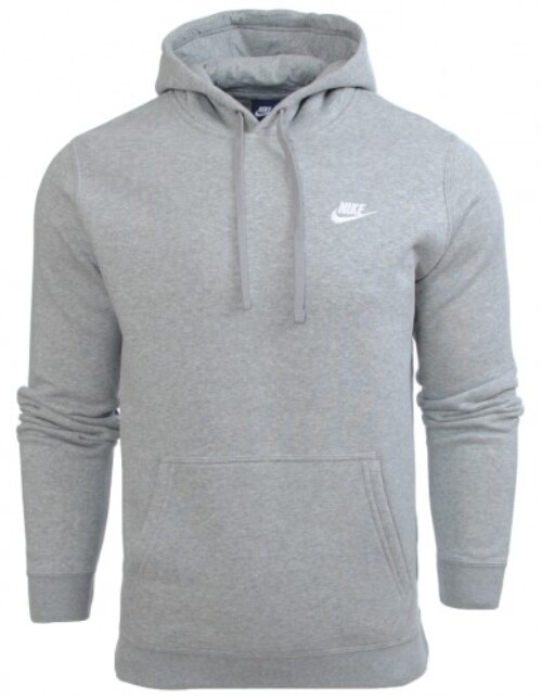 AUTHENTIC NIKE AIR CLUB GREY FLEECE HOODIE 804346-063 | eBay