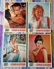 AGENTE 007 LICENZA DI UCCIDERE 4 FOTOBUSTA JAMES BOND SEAN CONNERY NO DVD