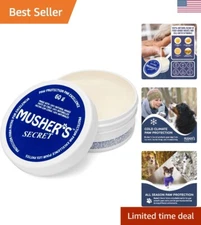 Musher's Secret Dog Paw Wax 60g - Invisible Barrier for Paws & Nose Protection