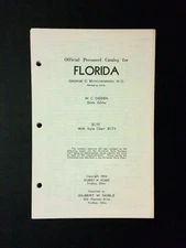 State General Precancel Catalogs: FLORIDA; Noble, 1956