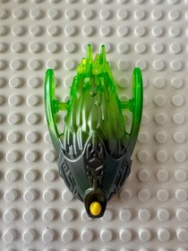 LEGO Bionicle Creature Head / Mask with Marbled Trans-Bright Green 24162pb06