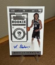 2019 Panini Contenders Season Ticket Nic Claxton Rookie Auto RC - Brooklyn Nets