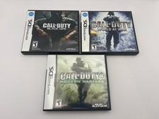 Nintendo DS Call Of Duty Games Bundle of 3 Black Ops Modern Warfare World@W Lot