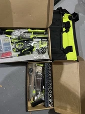 267-Piece Home Tool Set, Household Repairing Tool Kit with 13-Inch Wide Green