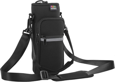 Water Bottle Carrier Bag,25Oz/40Oz/64Oz Bottle Pouch Holder,Adjustable Shoulder