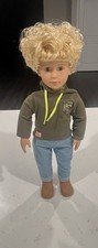 Our Generation Elliott 18" Boy Doll Blonde Hair Blue Eyes  Freckles RARE