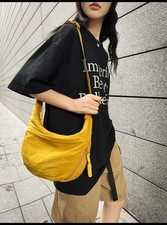 Minimalist Nylon Cross-body Casual Bag Slouch...