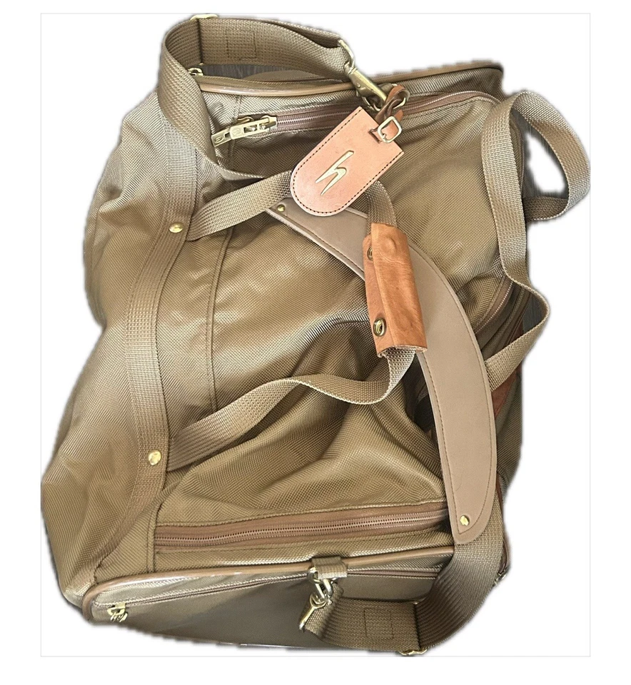 Bolso de viaje Hartmann de nailon con adornos de cuero - De colección Foto 3 de 4