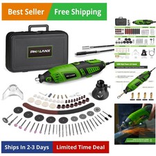 180W Rotary Tool Kit, 1.5-Amp 6 Variable Speed with Flex Shaft, 8000-32000RPM...