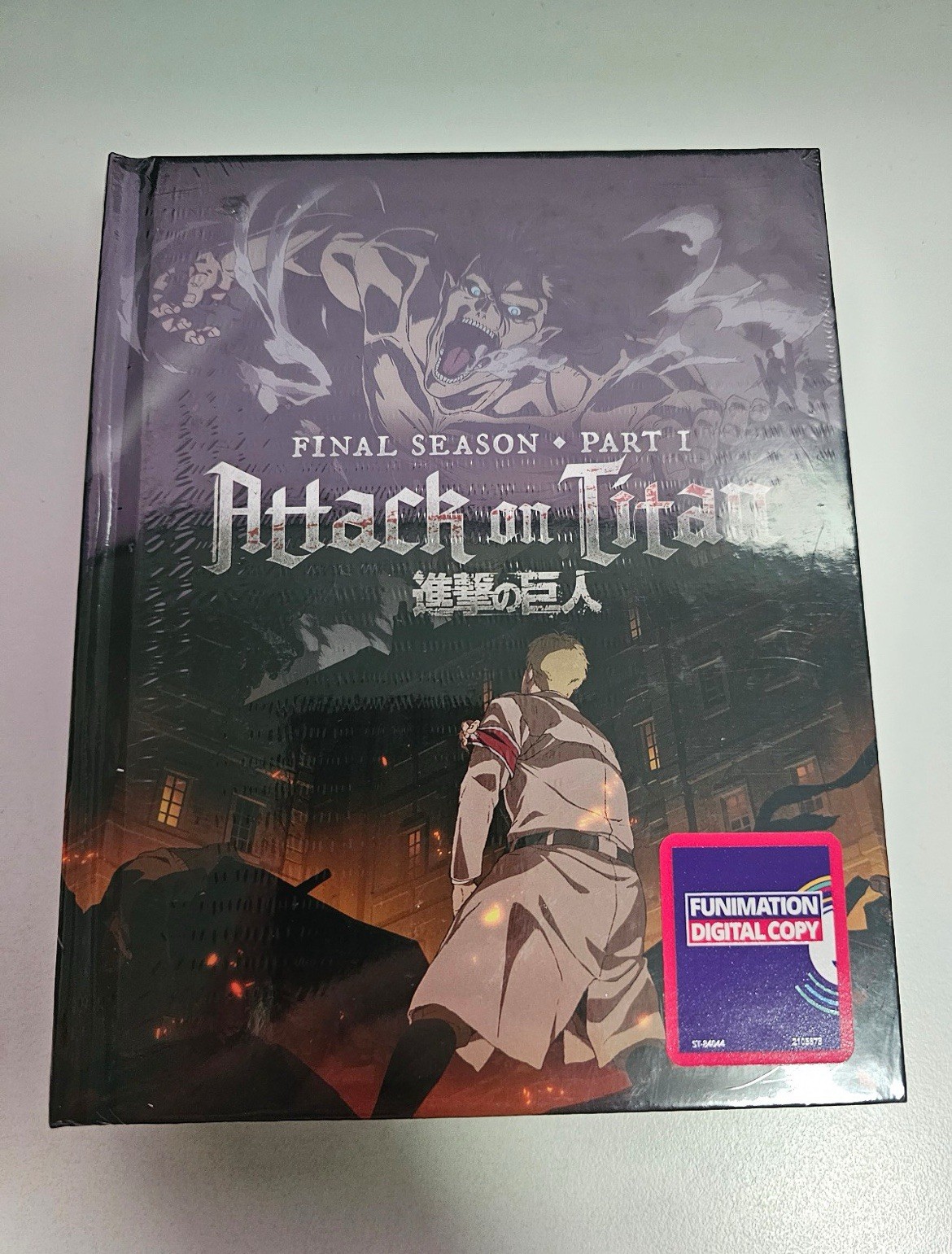 Attack on Titan Final Season Part 1 Limited Ed Blu-ray DVD Funimation Rare OOP