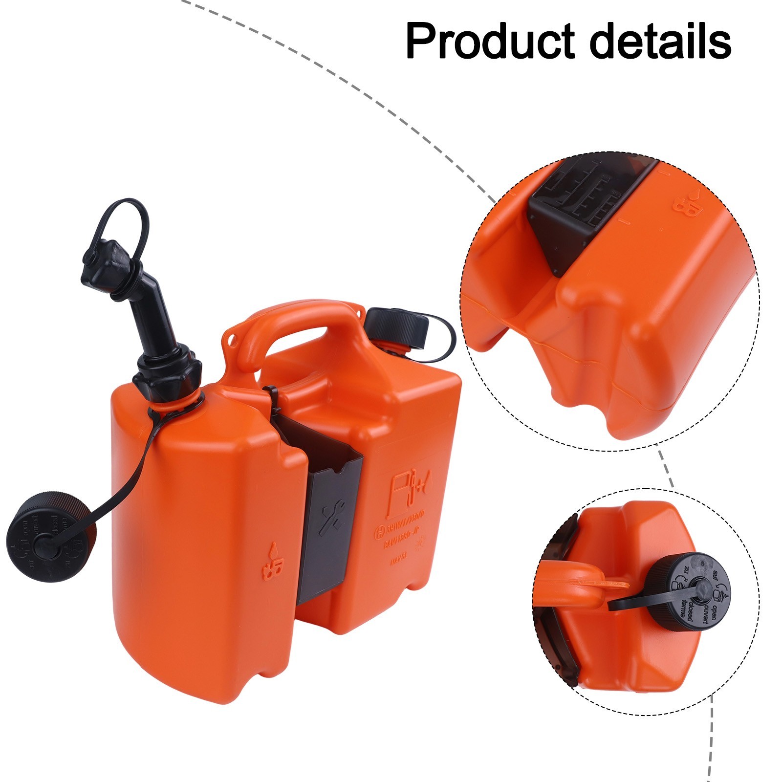 5L Heavy Duty Fuel & Bar Oil Combi Can with Tool Carriers for Chainsaws