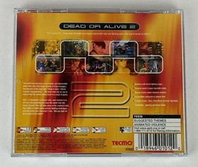 Dead Or Alive 2 Sega Dreamcast 2000 Tecmo Complete Tested Working CIB