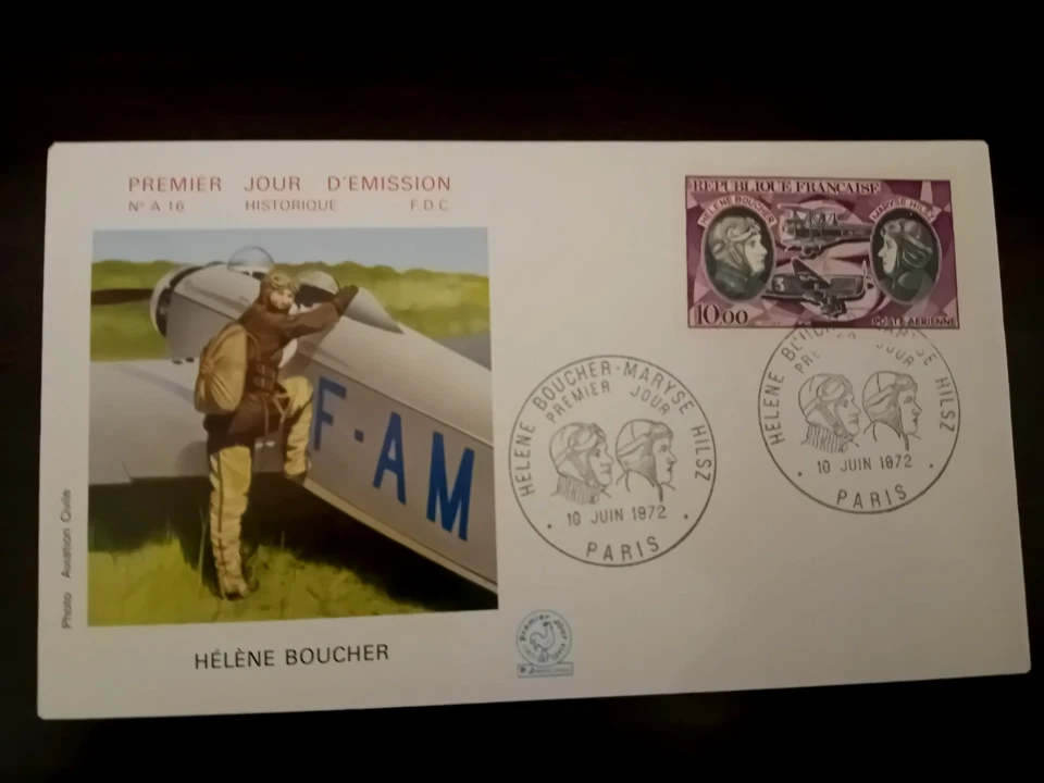 FRANCE+++ENVELOPPES PREMIER JOUR 1972 ++POSTE AERIENNE N°47+++++TTB++ - Photo 1/1