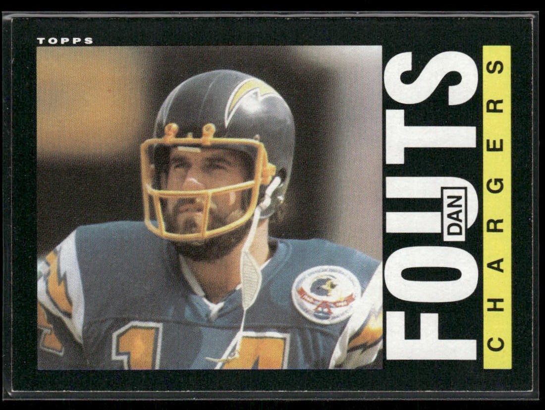 1985 Topps #372 Dan Fouts