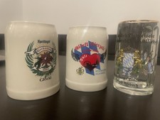 3x 0,33L Bierkrug Regensburg Kneitinger Glöckl Dult 2008 Bayern Set