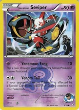 Team Aqua's Seviper Normal Common Double Crisis 9/34 NM on eBay