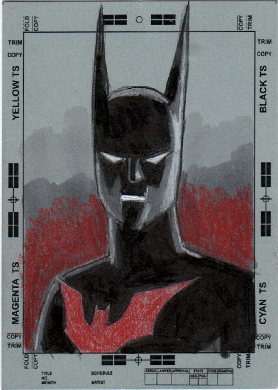 Batman Beyond  DC Comics  Sketch Card 1/1