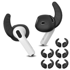 5 Pairs for AirPods 4 Ear Hooks Cover, Sport Anti Slip AirPod 5 Black