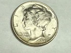 1945 MERCURY silver U.S. dime. Very choice-gem BU, satiny white. #a1